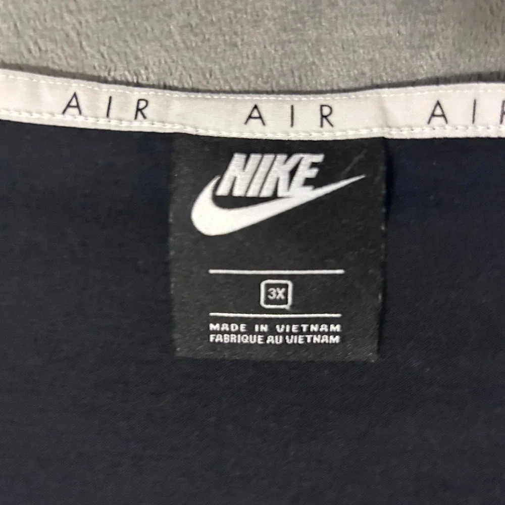 Nike Air Mesh Layered Crop Top Womens 3X Plus Size Black Sportswear DN4970-010
